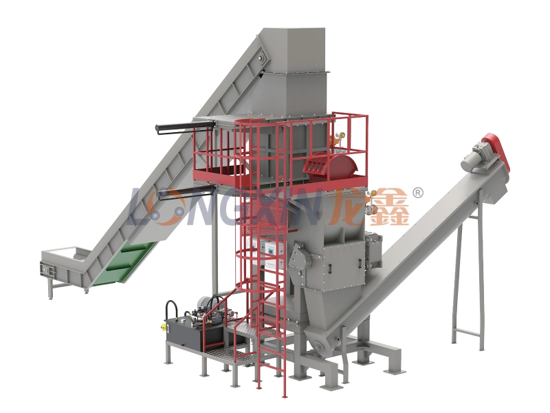 GDS单轴无氧撕碎系统