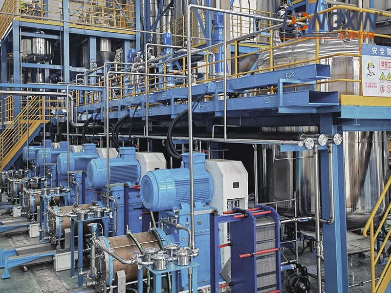 固态电池涡轮棒销双动力砂磨机