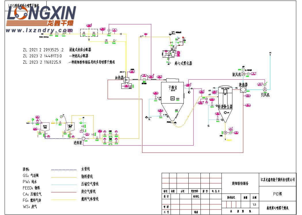酚醛树脂超细粉末喷雾干燥塔